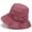 Red, variant on ZQUUVOU Women Sun Bucket Hat Printing Ventilate Fisherman Hat Unilateral Bow Tie Hat Purple