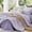 Lavender Leaves-Twin(68"x 88"), variant on Bed-in-a-Bag Navy Blue Leaves Full(82"x86") 7-Piece Botanical Print Bedding Set