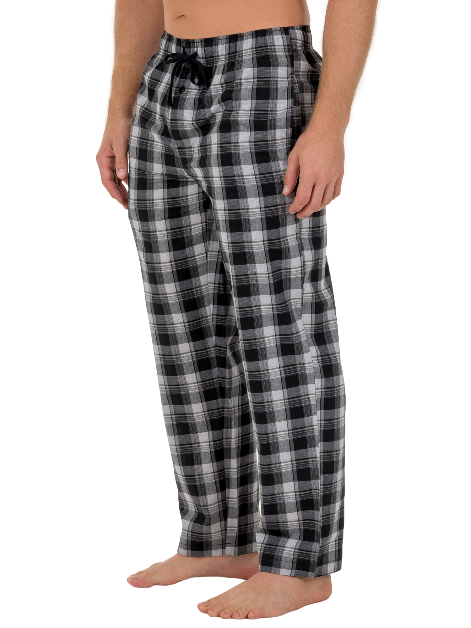 Fruit of the Loom Men's and Big Men's Microsanded Woven Plaid Pajama Pants, Sizes S-6XL & LT-3XLT - image 4 of 6