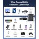 thumbnail image 4 of Adaptador USB C a USB Syntech para iPhone MacBook, paquete de 2, 4 of 8