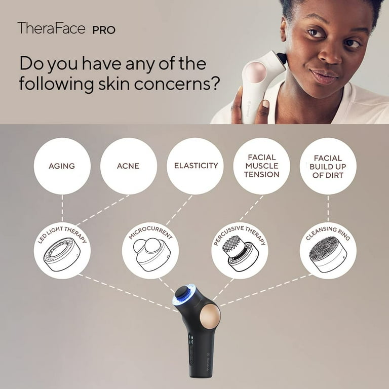 TheraFace PRO Microcurrent Facial Device - 8-in-1 Compact TheraFace PRO Microcurrent Facial Device - 8-in-1 Compact