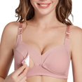 thumbnail image 1 of Pure Cotton Close Knit Anti Sagging Large Sized Front Opening Bra, 1 of 6