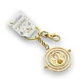 thumbnail image 2 of Harry Potter Silver Plated Time Turner Keychain, 2 of 2