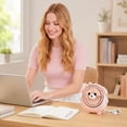 thumbnail image 7 of Portable Desk Fan Rechargeable Personal Table Fan with Puppy Shaped Design Cordless Solution for Home Dorm Room Decor and Bedside Table Air Circulation, Pink, 7 of 7