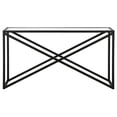 thumbnail image 6 of Evelyn&Zoe Calix 55" Wide Rectangular Console Table, Blackened Bronze, 6 of 7