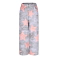 thumbnail image 2 of Yokua Women's Flannel Printed Fleece Pajama Pants Drawstring Comfortable Casual Pants with Pockets, 2 of 7