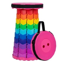 Foci Cozi Portable Telescopic Stool Collapsible Stool Collapsible Camping Chair Adult Garden Picnic Travel seat Hiking Fishing Maximum Load 350 LBS