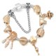 thumbnail image 1 of PULSERAS CON ABALORIOS de corazón de cristal para mujer, cadena de serpiente de Color dorado, regalo de joyería para el Día de San Valentín, 2022 Fivean unisex, 1 of 2