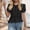B_ Black, variant on Olyvenn Summer Fashion Women's Crew Neck Short Sleeve Floral Lace Puff Sleeve Blouse Casual Hollow Out Cute Tops Beige XL