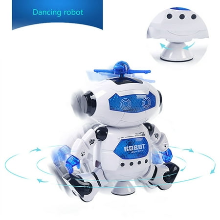 Kid Robot Toy,EECOO 360° Rotatable Lighting Dancing Humanoid Robot Toy Kid Children Playful Gift,Robot Toy