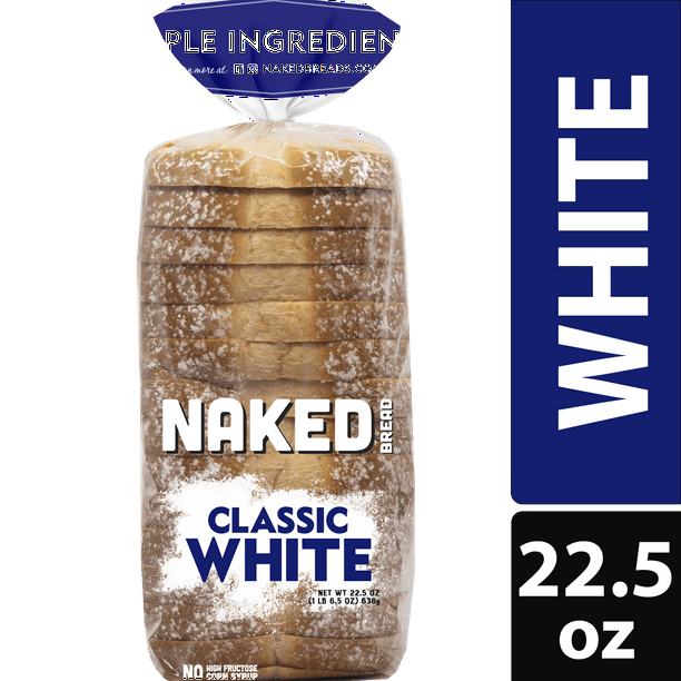 Naked Bread Bread, Classic White (22.5 oz) - Instacart