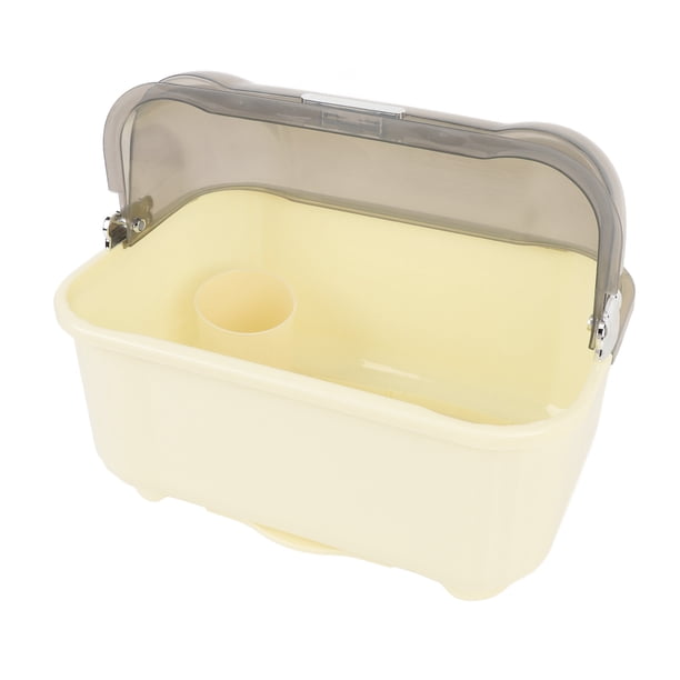 Soporte Para Secador De Platos, Práctica Caja De Secado De Platos De Gran Capacidad, Orificio De Drenaje Inferior Para Cocina