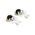 thumbnail image 3 of 2x Pinzas para el cabello Sunnimix Estilo Chino Panda Barrette Horquillas para el cabello Blanco, 3 of 8
