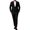 Black, variant on Men's Sequin Suits Slim Fit One Button Tuxedo Suit Jacket Dress Pants Sparkle Blazer 2 Piece Sets for Party Wedding Prom Red XL