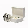 thumbnail image 3 of Lerpwige Stylish Flip Top PU Jewelry Box For Watches Earrings And Bracelets Easy Carry, 3 of 10