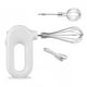 thumbnail image 1 of Batidor de crema de huevo eléctrico, batidor de crema de cocina automático ajustable de mano, batidora de mantequilla, agitador, herramientas Herramientas y accesorios para hornear Blanco 2 varillas Matsuzay HA007445-06B, 1 of 6