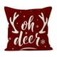 thumbnail image 2 of Festive Feeling Decoration Sofa Pillow Cover Christmas Letter Print Chair Cushion Cover Linen Cushion Cover, 2 of 6