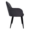 thumbnail image 2 of Sillón Tapizado Rack & Pack Terciopelo Gris Sala Habitación, 2 of 4