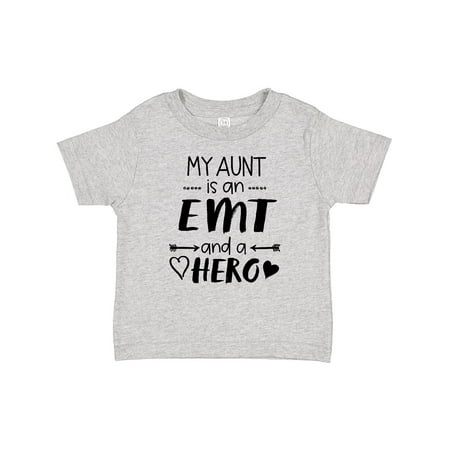 

Inktastic My Aunt is an EMT and a Hero Boys or Girls Baby T-Shirt