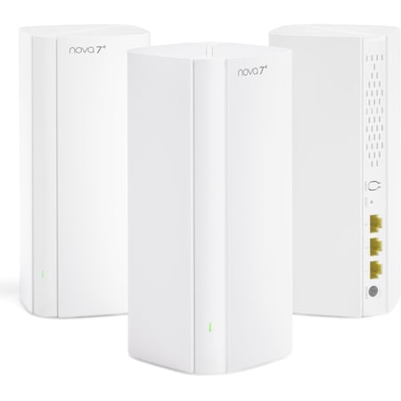 WiFi 7 Mesh System BE3600 – Dual Band for Home, Covers Up to 6,600 Sq. Ft., Seamless Network with 3 Gigabit Ports, Supports 160+ Devices, MLO, VPN, 4K QAM, ME3 Pro (3-Pack)