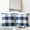 Blue, variant on Fall Pack of 2 Decorative Classic Farmhouse Buffalo Check Plaids Throw Pillow Covers Polyester Linen Soft Cushion Case for Couch Sofa Bedroom Outdoor 18 x 18 Inch, Burnt Orange