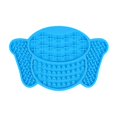 thumbnail image 1 of (Blue)Dog Slow Food Mat Veeki Paws Lick Pad Mat Bowl For Dogs & Cat - Distraction Mat For Dogs With Suction - Lick Bowl For Dogs Large To Puppies, 1 of 5