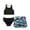 k785-Black, variant on LIIPEE Girls Swimsuit Sets Casual Summer Solid Color Sleeveless Crew Neck Swim Vest Fashion Graphic Printed Beach Shorts Two Piece Set Children Cute Comfortable Breathable Swimsuits,Black,15-16 Years