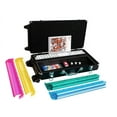 thumbnail image 4 of White Swan American Mahjong Set in Wheeled Black Case - White Tiles - Modern Pushers, 4 of 11