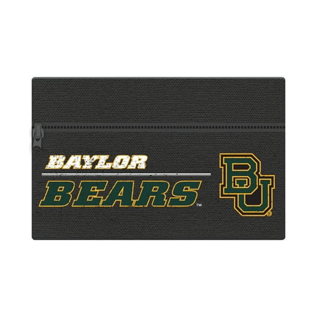 C.r. Gibson Ncaa Baylor Bears Zippered Cotton Canvas Pencil Pouch,