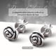 thumbnail image 3 of SilverCloseOut Aretes de Plata de Ley con Forma de Rosa para Mujer para Adolescentes - 7 Mm, 3 of 7