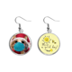 thumbnail image 1 of Bonita máscara de gato navideño. Pendiente Sol Flor Pendiente Joyas Moda Unbranded M, 1 of 3