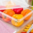 thumbnail image 3 of Met Lux 4 Inch Deep Food Pans, 1 1/2 Size Commercial Food Storage Container - Freezer-Safe, Break-Resistant, Clear Plastic Cold Pans, Dishwasher-Safe, For Kitchens, Restaurants, Or Cafeterias, 3 of 3