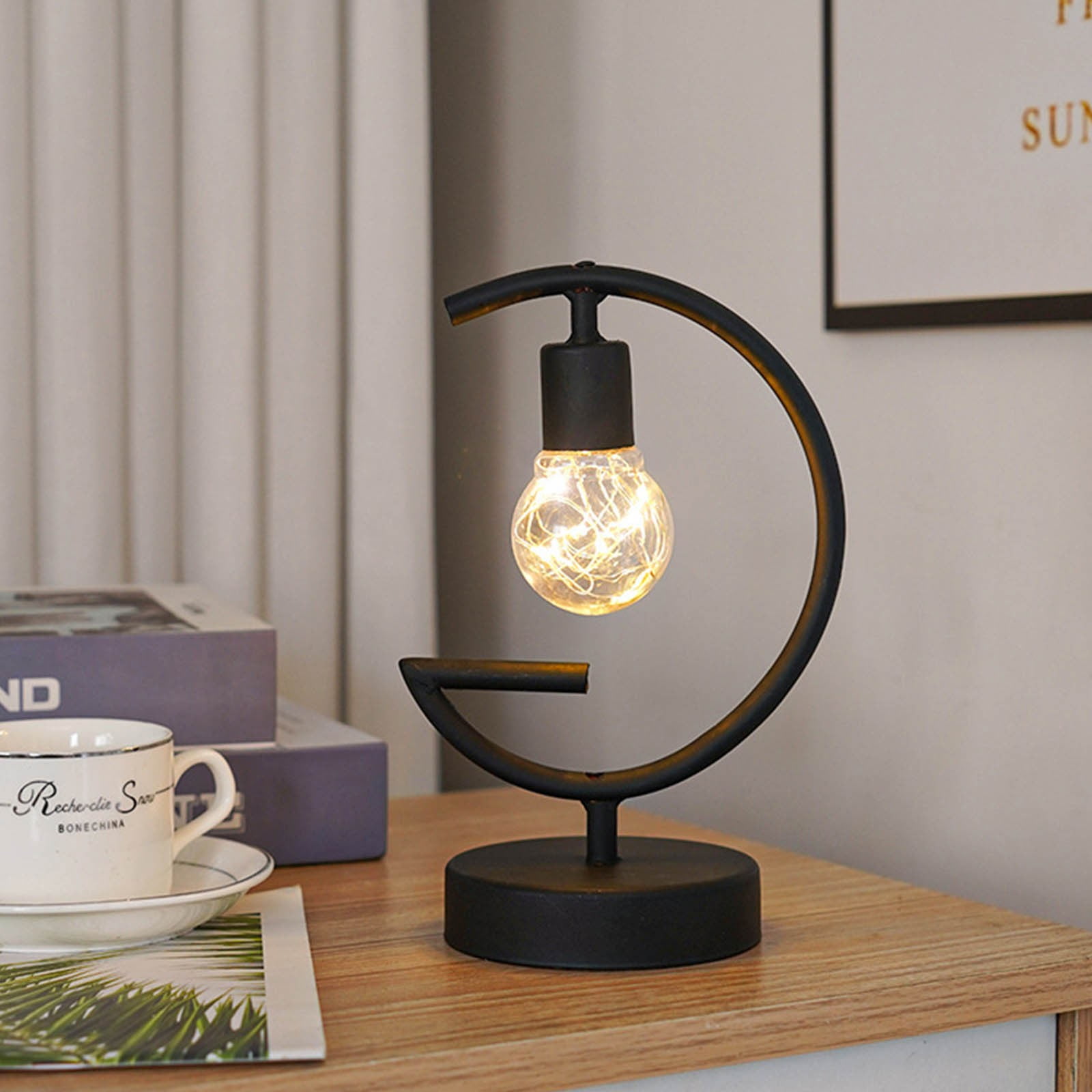 Lampe de table de chevet marocaine Malhan 38cm noir E27 Abat-jour Lampe de table de chevet marocaine Malhan 38cm noir E27 Abat-jour