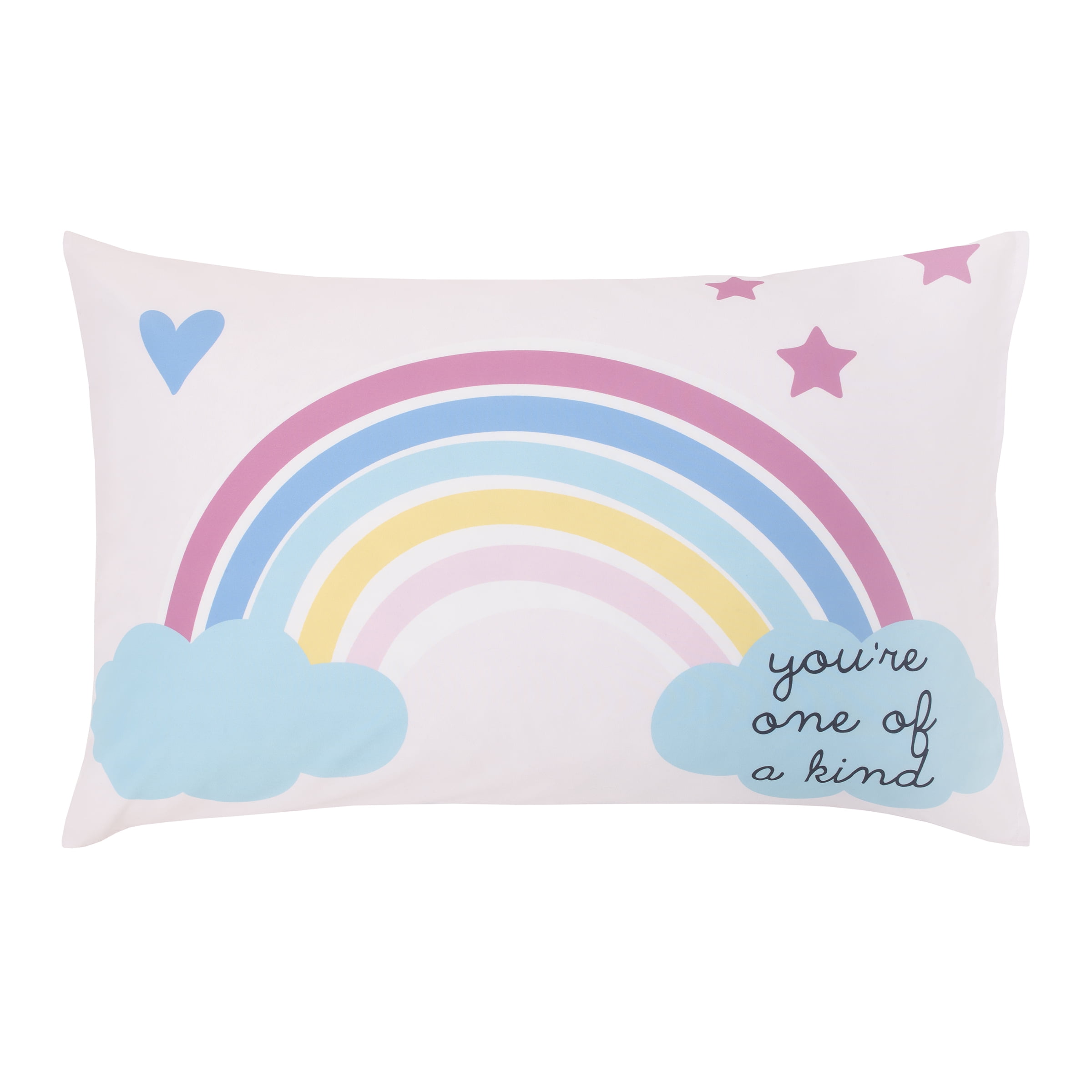 Parent's Choice Unicorn Party 3-Pc Toddler Bed Set, Pink, Comforter, Sheet, Pillowcase
