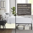 thumbnail image 3 of SGI Bedding 12 Inch Pleated Bed Skirt | Microfiber Bed Skirt | Fade Resistant, Wrinkle Free, Anti-static, Decorative, Extra Storage Space, Clutter-Free | Queen, Ivory, 3 of 6