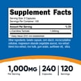 thumbnail image 5 of Nutricost L-Carnitine Tartrate Supplement 500mg, 240 Capsules, 1000mg per Serving, 5 of 5