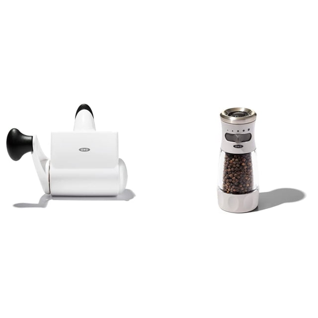 Rallador Giratorio y Molinillo de Pimienta OXO Good Grips