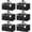 Black, variant on Homaryx 6 Pack Extra Heavy Duty Large Moving Bags with Strong Zipper & Comfortable Handles, Sturdy & Durable Clothes Storage Bags Totes Bins, Packing Moving Boxes for College Supplies, Pink