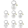 thumbnail image 2 of Giaone Creative Sister Friendship Keychain Stainless Steel Sisterhood Symbol Keyring, 2 of 6