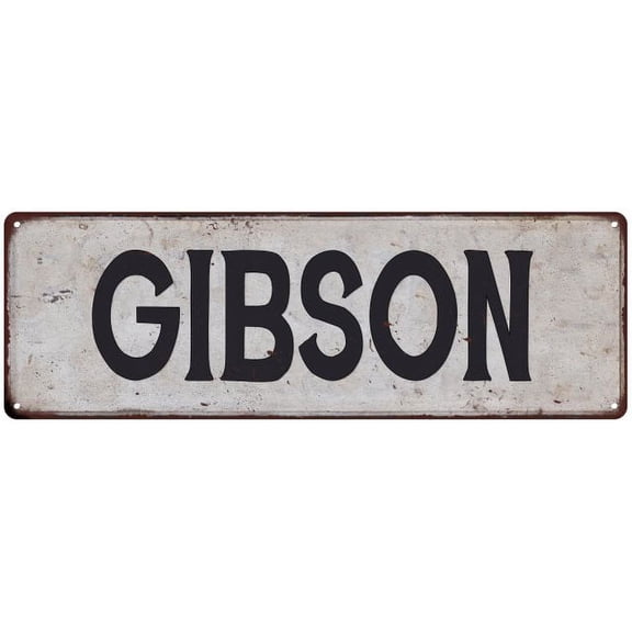GIBSON Vintage Look Gift Rustic Chic Metal Sign 6x18 206180036398