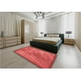 thumbnail image 4 of Ahgly Company Indoor Rectangle Patterned Ferrari Red Area Rugs, 2' x 5', 4 of 6