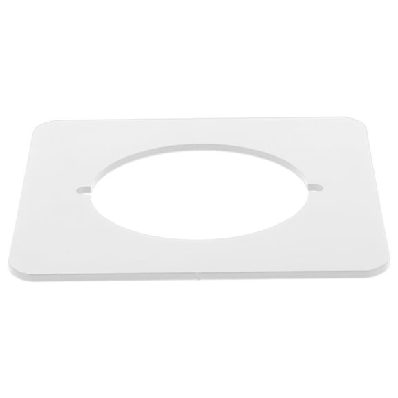 Sturdy Stainless Steel Door Repair Plate for Bedroom Doors White