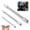 Silver, variant on 3 Sets Flexible Socket Extension Bar, Electric Wrench Sleeve Universal Extender, Drive Socket Extension Bar for Tight Spaces Automotive Repair Tool