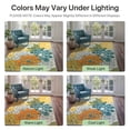 thumbnail image 5 of DEORAB 8'x10' Outdoor Rug Chenille Patio Carpet Three-Layer Material Imitation Silicone Spot Molding Camping Outside RV Mat,Green, 5 of 9