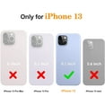 thumbnail image 3 of DTTO iPhone 13 Case, Shockproof Silicone [Enhanced Camera and Screen Protection] , Light Blue, 3 of 7