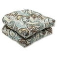 thumbnail image 2 of Pillow Perfect  'Tamara Paisley Quartz' Outdoor Wicker Seat Cushion (Set of 2), 2 of 3