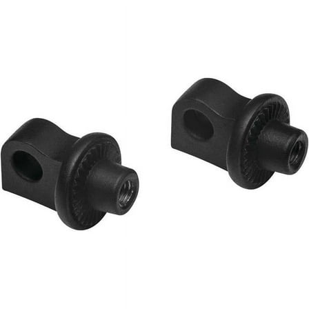 Kuryakyn Black Adjustable Splined Peg Adaptor Mounts (6775)