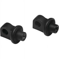 Kuryakyn Black Adjustable Splined Peg Adaptor Mounts (6775)