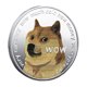 thumbnail image 1 of Novedad Art Dog Monedas conmemorativas Dogecoin Collectibles Medal Display Desktop Plata Zulema Monedas conmemorativas, 1 of 6
