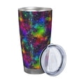 thumbnail image 2 of KLL Bright Universe Print 40oz Stainless Steel Insulated Car Cup with Spillproof Lid - Keep Your Drink Hot or Cold on the Go-Without Straw, 2 of 8